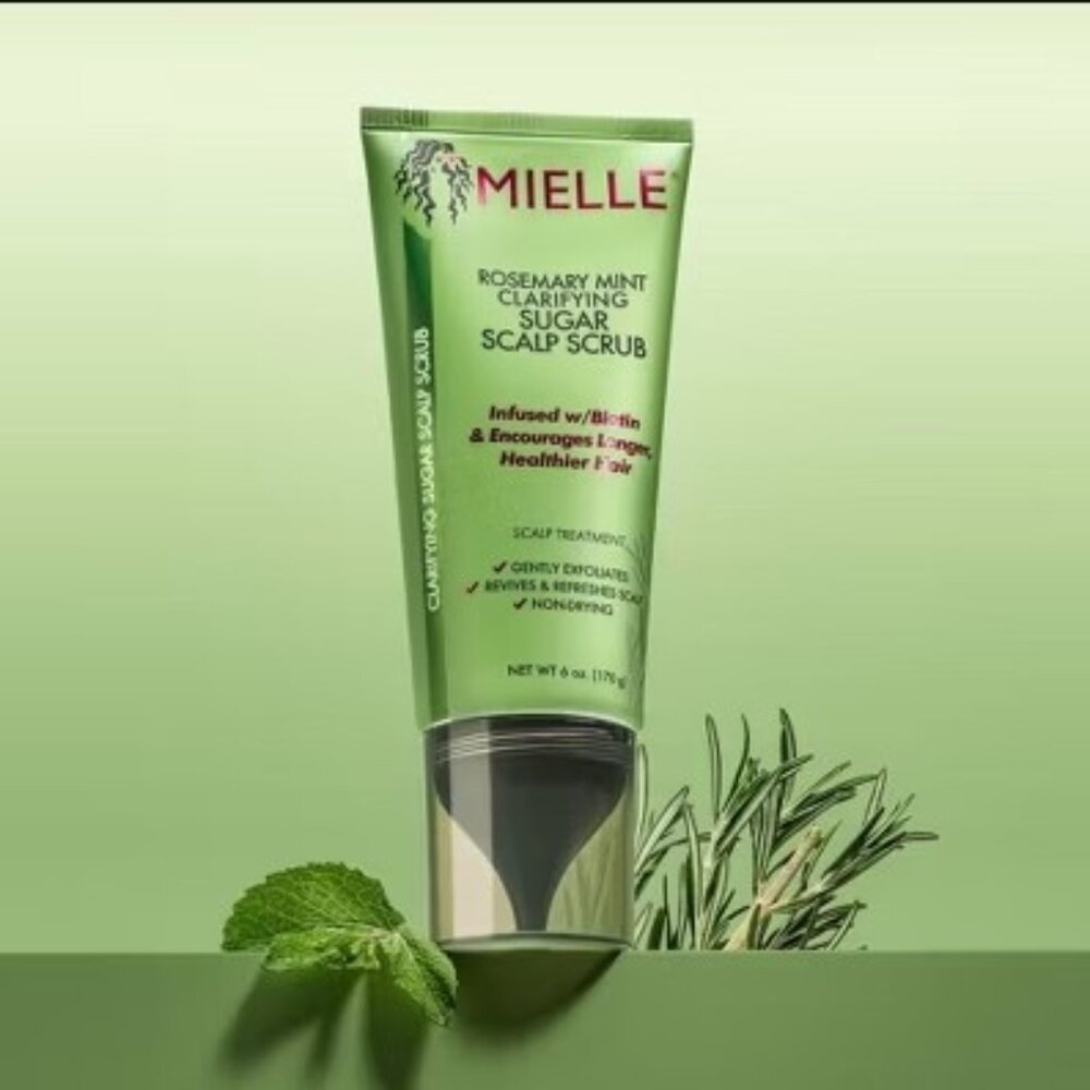 Mielle Organics Rosemary Mint Clarifying Sugar Scalp Scrub - 6oz